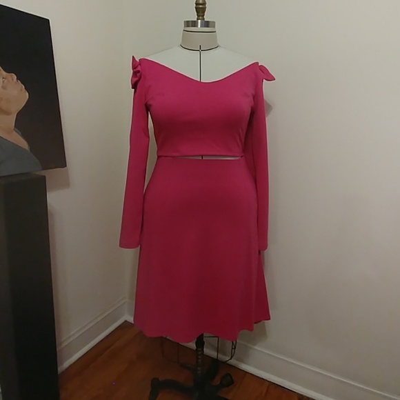 Plus size pink raspberry skirt set size 16 to 18 - Picture 1 of 4